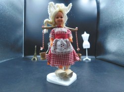dutch doll red check